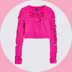 H&M Divided Cut-Out Crop Top